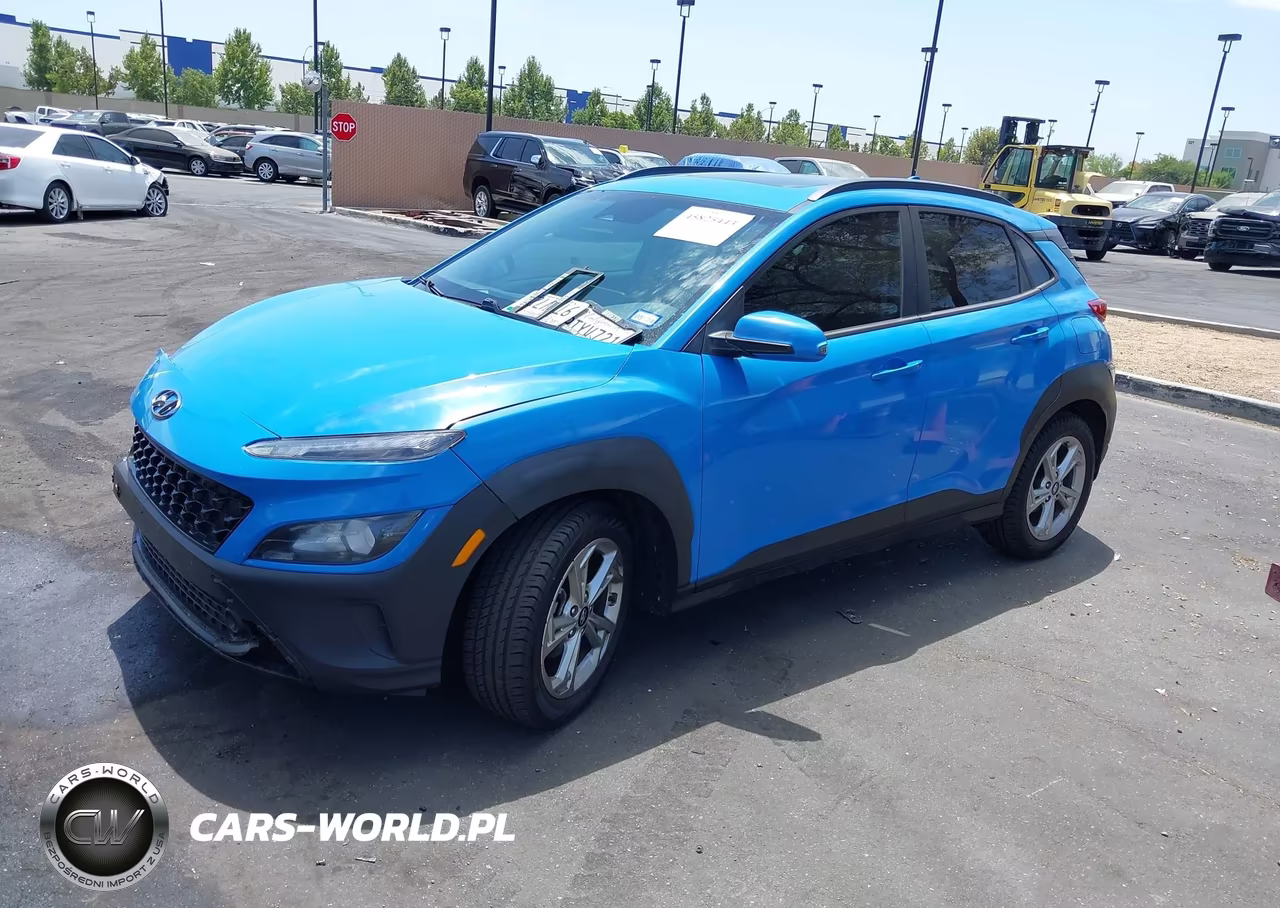 2022 Hyundai Kona Sel VIN:KM8K32AB6NU902627 - 2