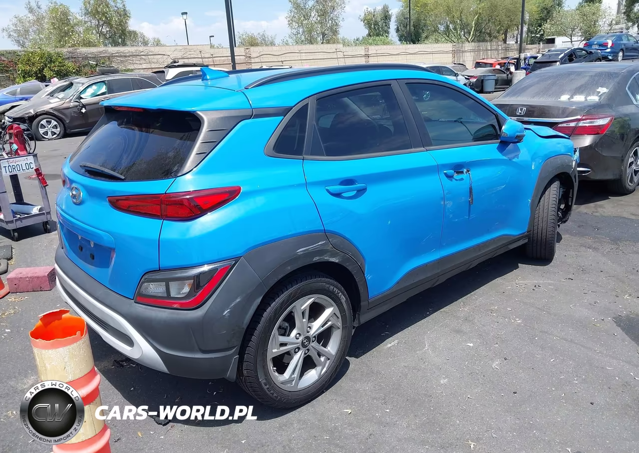 2022 Hyundai Kona Sel VIN:KM8K32AB6NU902627 - 4
