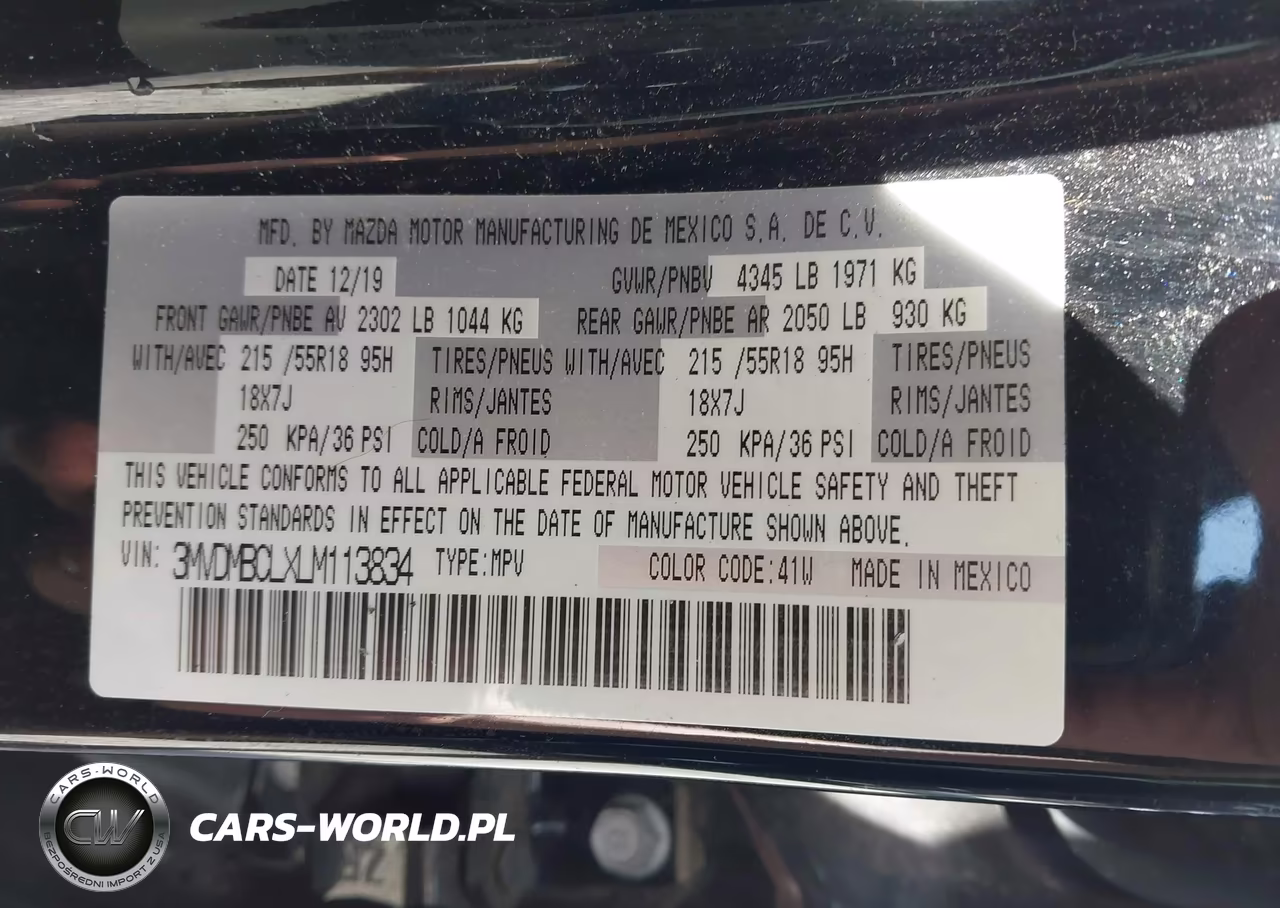 2020 Mazda Cx-30 Select Package VIN:3MVDMBCLXLM113834 - 9