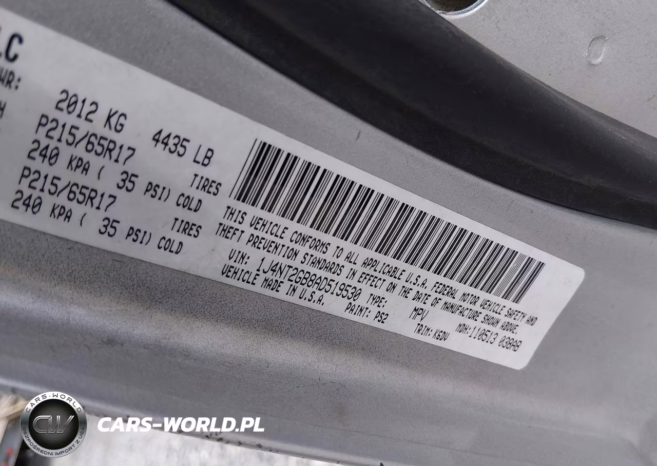 2010 Jeep Patriot Sport VIN:1J4NT2GB8AD519530 - 9