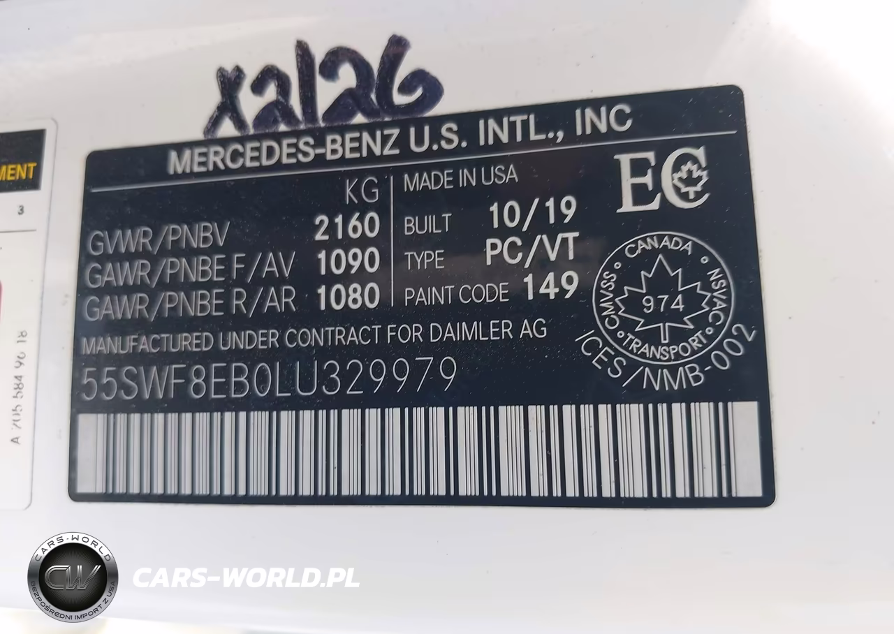 2020 Mercedes-Benz C 300 4Matic VIN:55SWF8EB0LU329979 - 9