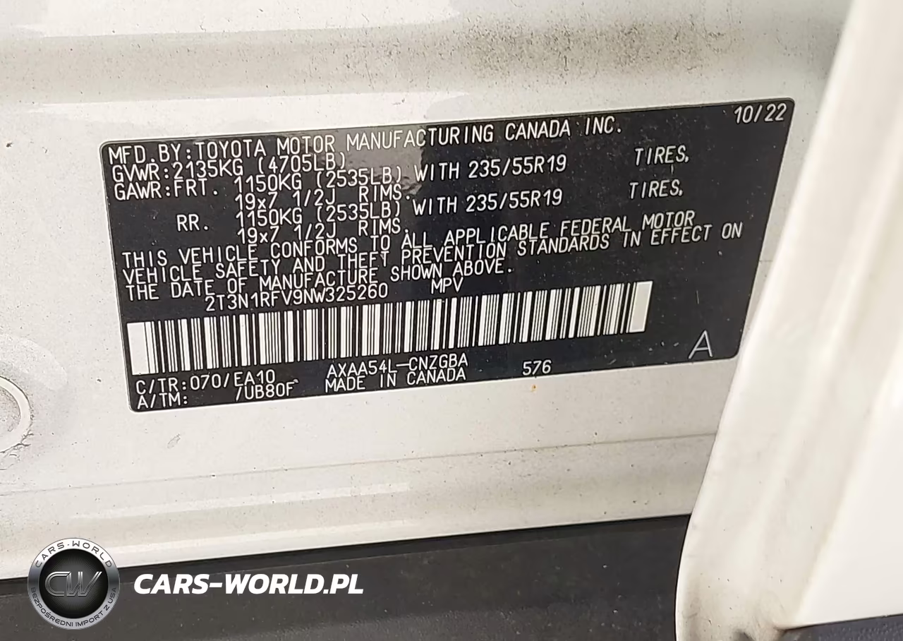 2022 Toyota Rav4 Limited VIN:2T3N1RFV9NW325260 - 9