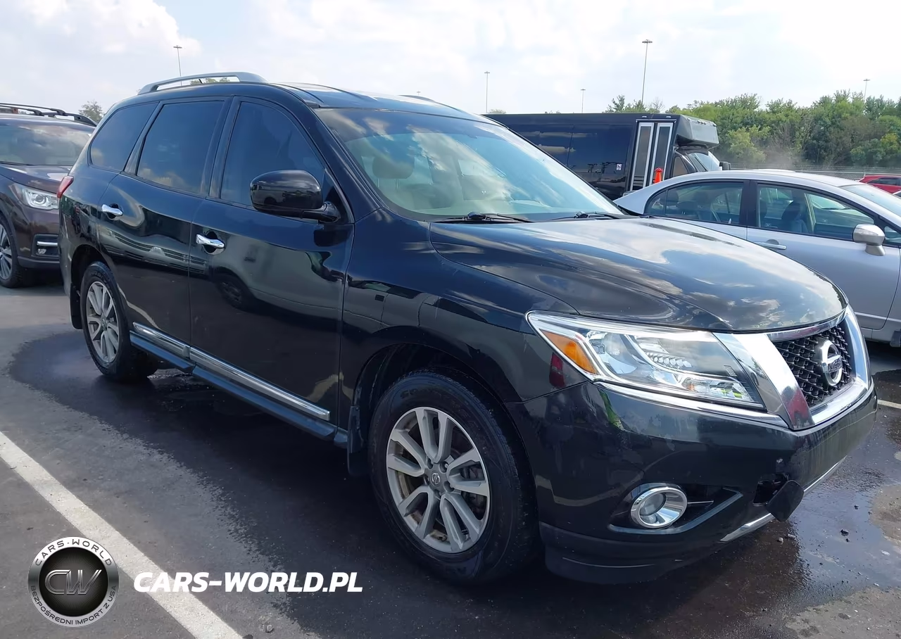 2015 Nissan Pathfinder Sl VIN:5N1AR2MN9FC696744 - 1