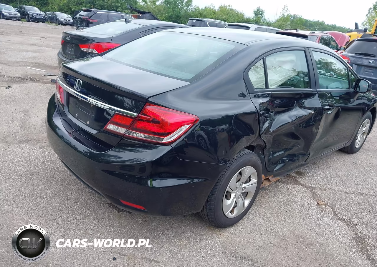 2013 Honda Civic Lx VIN:19XFB2E58DE057256 - 4