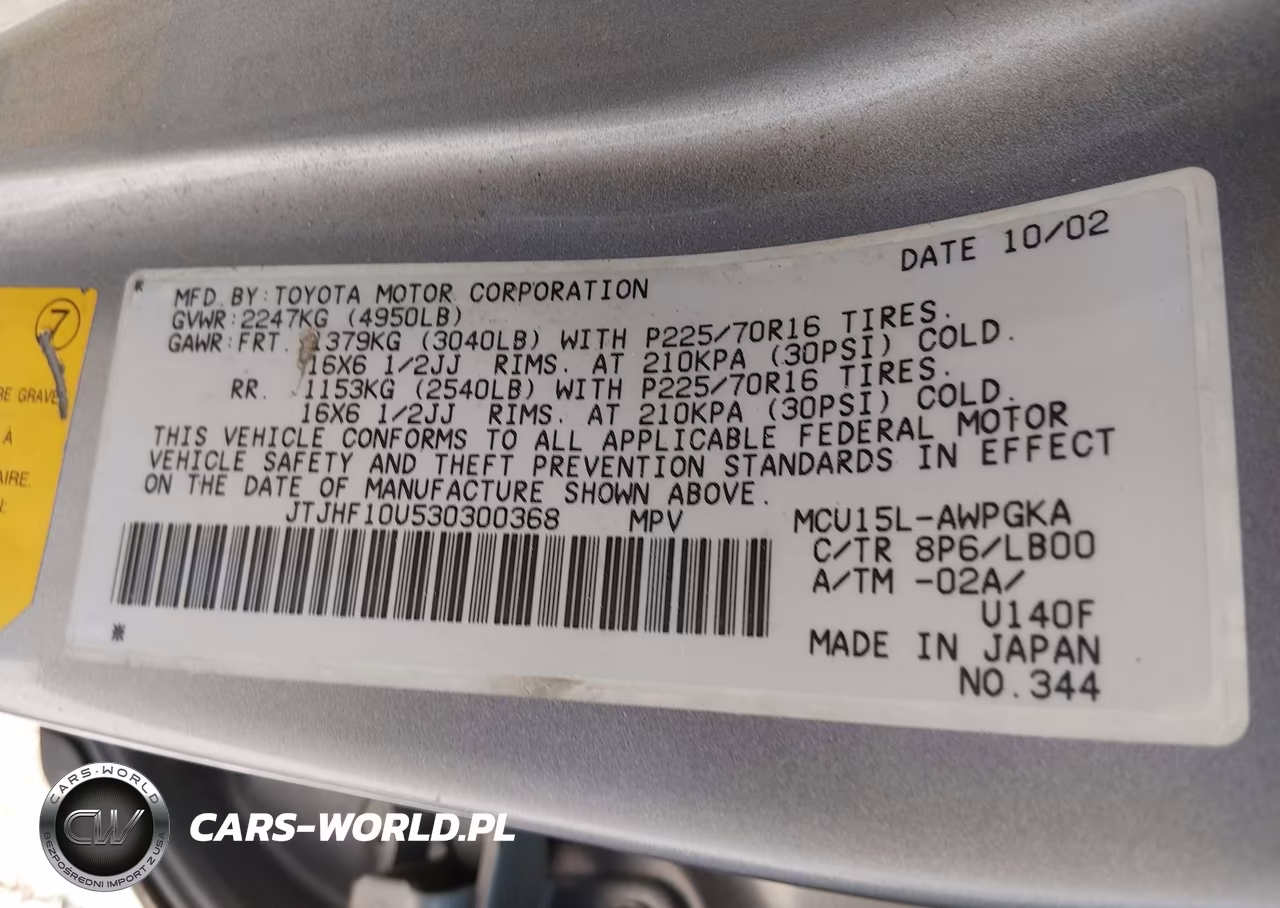 2003 Lexus Rx 300 VIN:JTJHF10U530300368 - 9