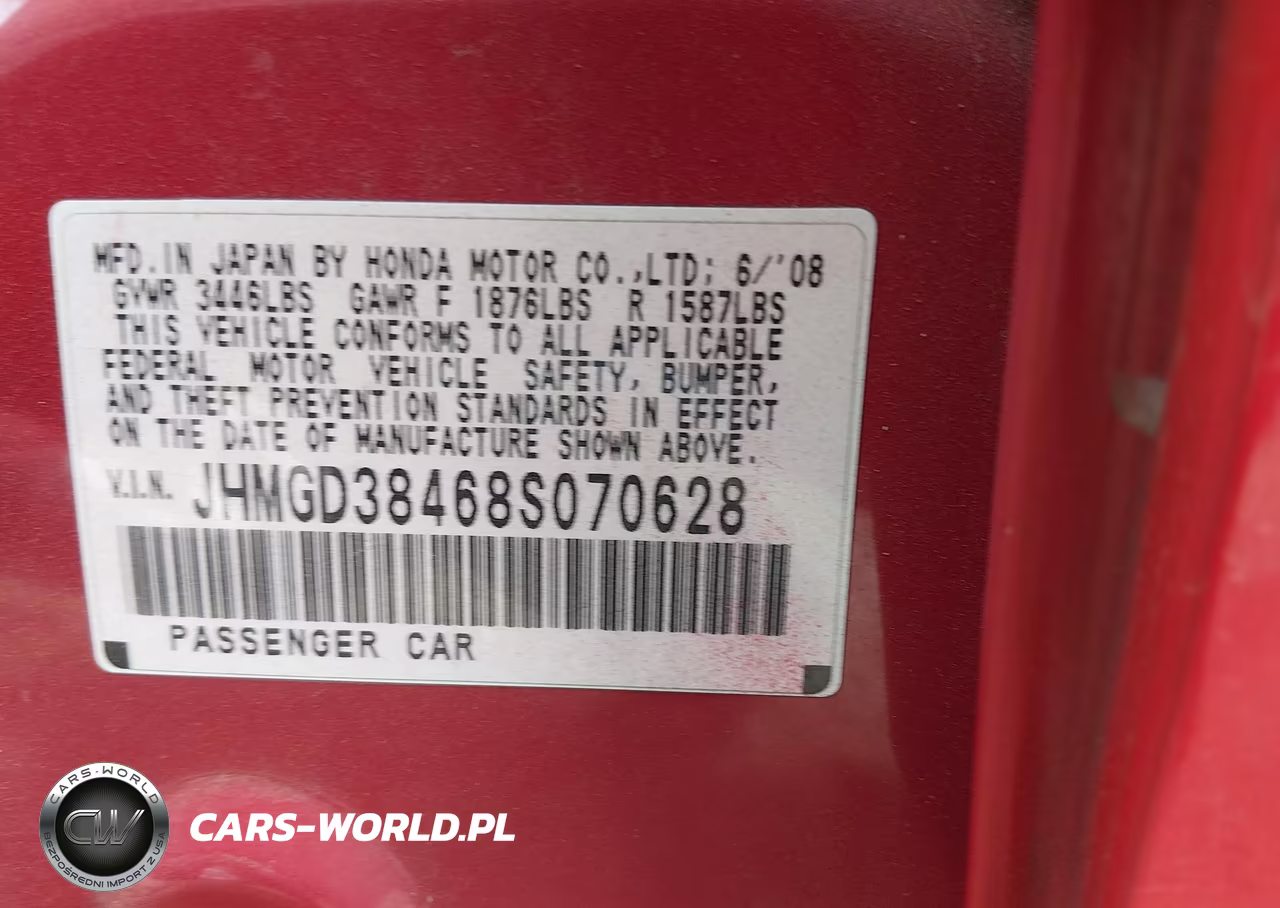 2008 Honda Fit VIN:JHMGD38468S070628 - 9