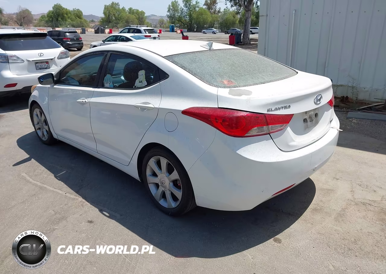 2013 Hyundai Elantra Limited VIN:5NPDH4AE0DH452874 - 3