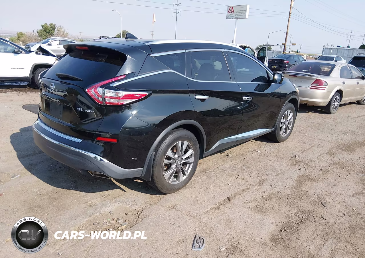 2017 Nissan Murano Sl VIN:5N1AZ2MH8HN139583 - 4