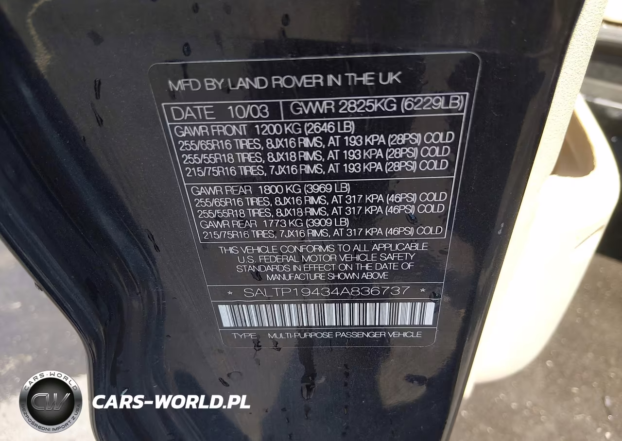 2004 Land Rover Discovery Hse VIN:SALTP19434A836737 - 9