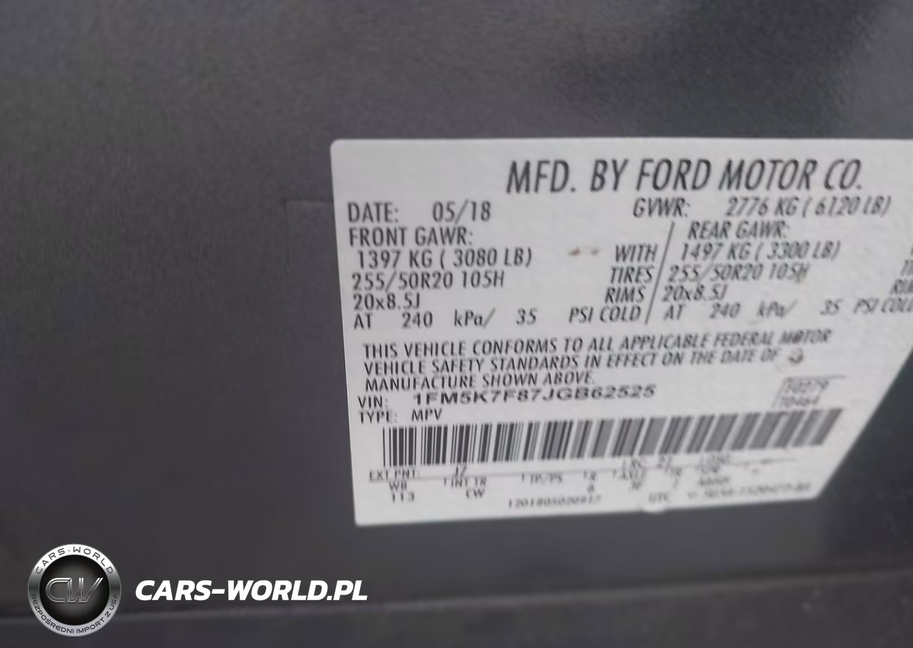 2018 Ford Explorer Limited VIN:1FM5K7F87JGB62525 - 9