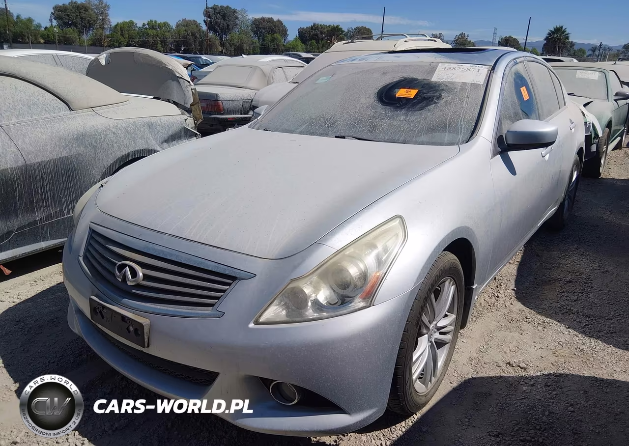 2012 Infiniti G25 Journey VIN:JN1DV6AP9CM811801 - 2
