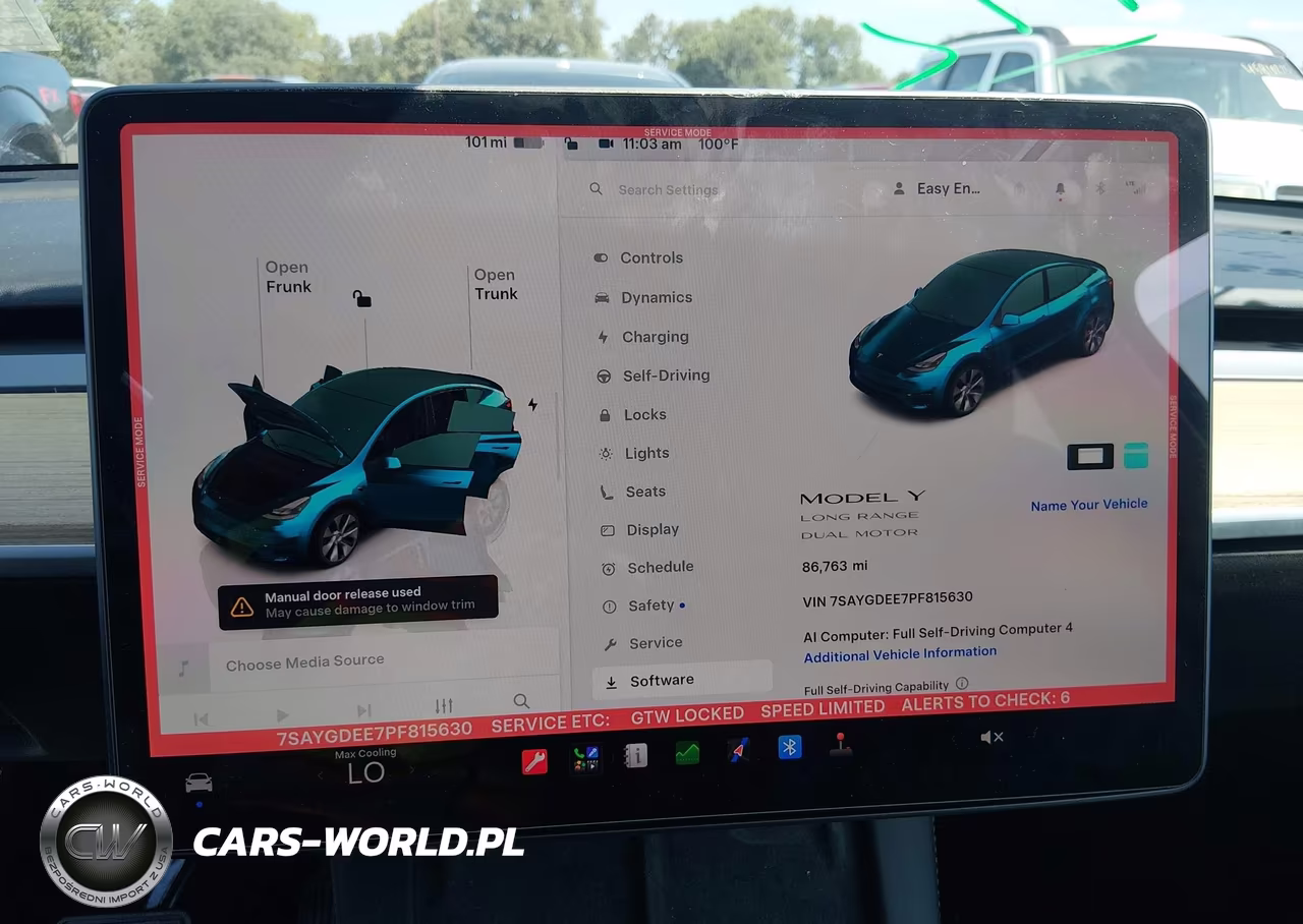 2023 Tesla Model Y Awd-Long Range Dual Motor All-Wheel Drive VIN:7SAYGDEE7PF815630 - 7