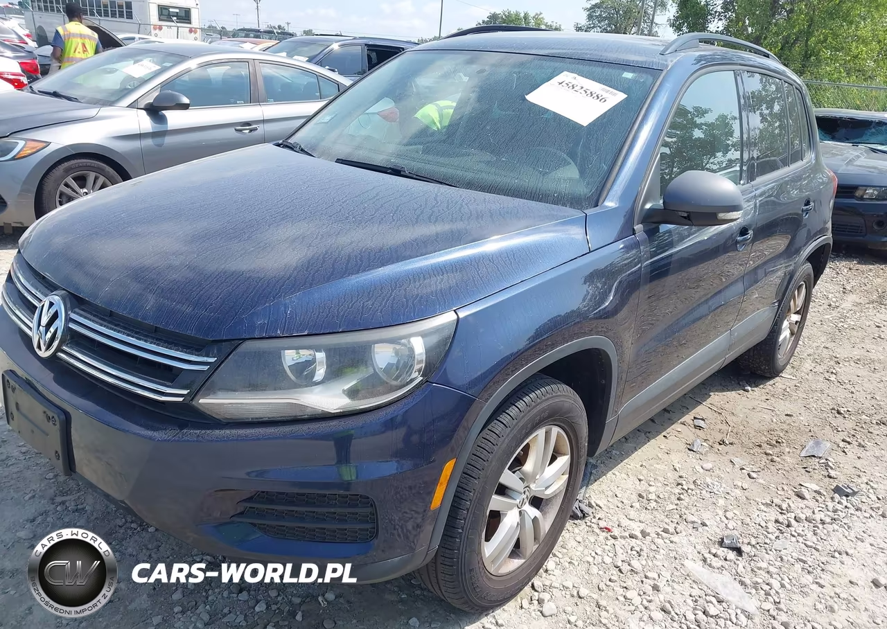 2015 Volkswagen Tiguan S VIN:WVGAV7AXXFW576027 - 2