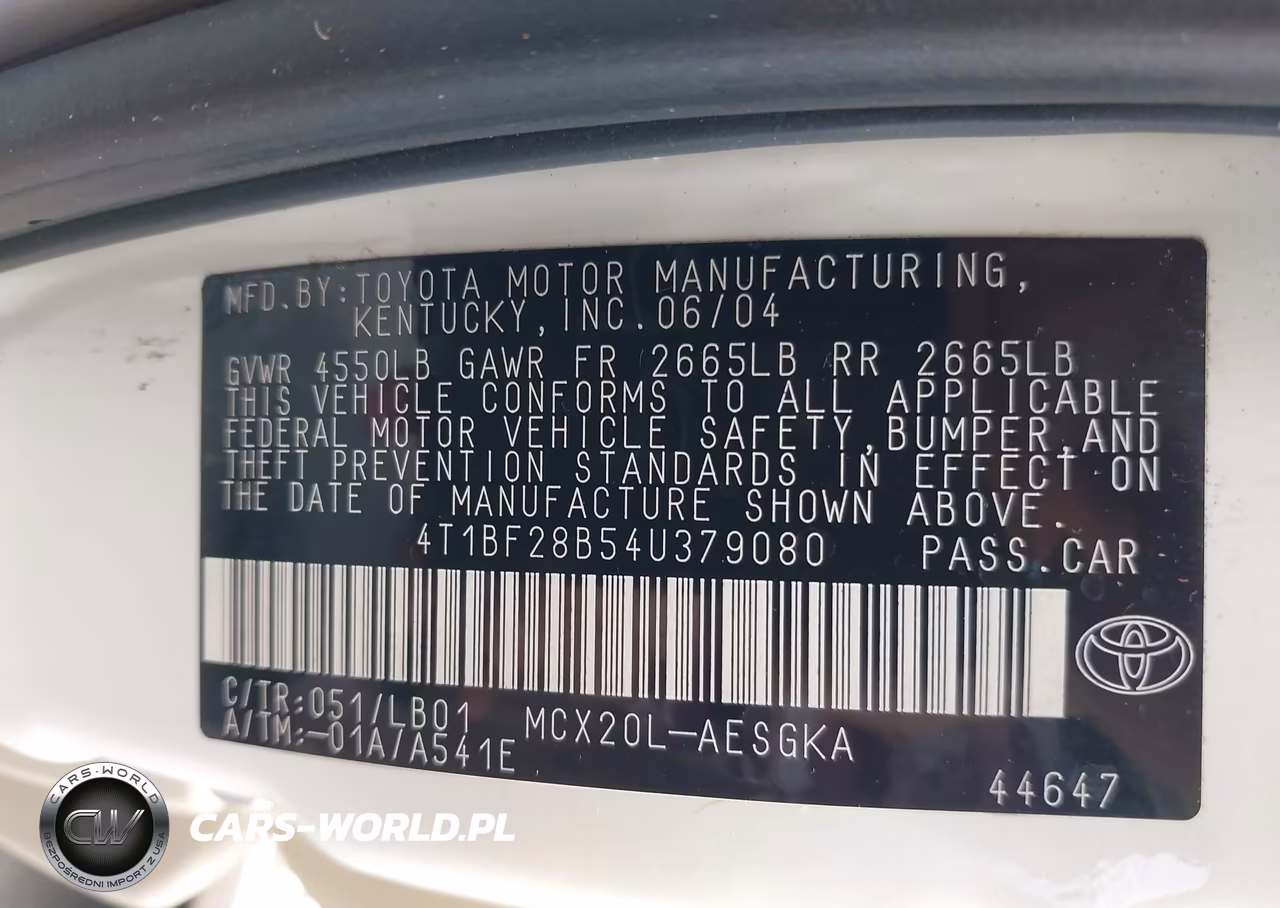 2004 Toyota Avalon Xls VIN:4T1BF28B54U379080 - 9