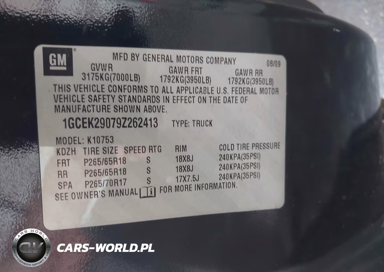 2009 Chevrolet Silverado 1500 Lt VIN:1GCEK29079Z262413 - 9