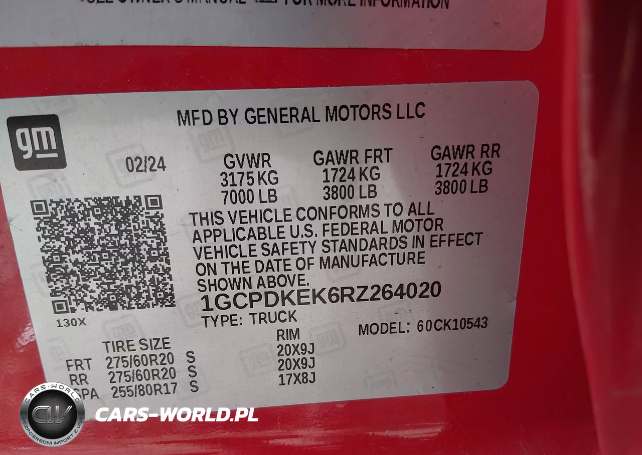 2024 Chevrolet Silverado 1500 4Wd Short Bed Lt With 2Fl VIN:1GCPDKEK6RZ264020 - 9