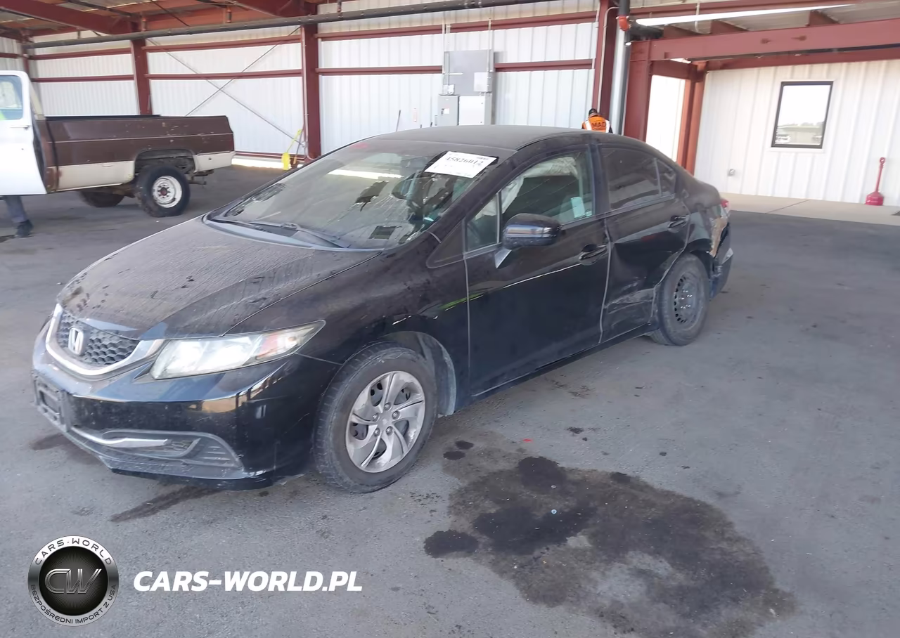 2014 Honda Civic Lx VIN:19XFB2F54EE249077 - 2