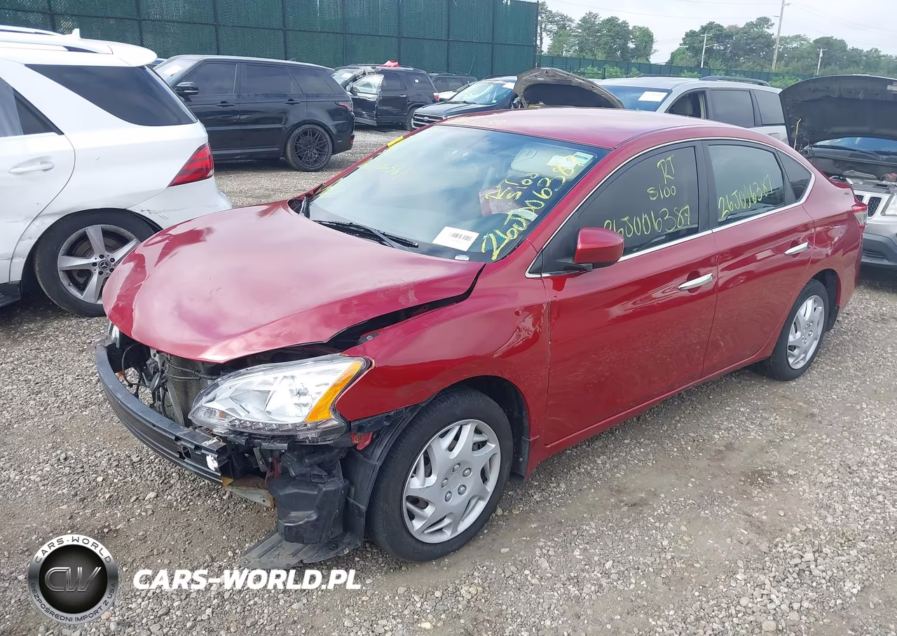 2014 Nissan Sentra Sv VIN:3N1AB7AP7EL619520 - 2