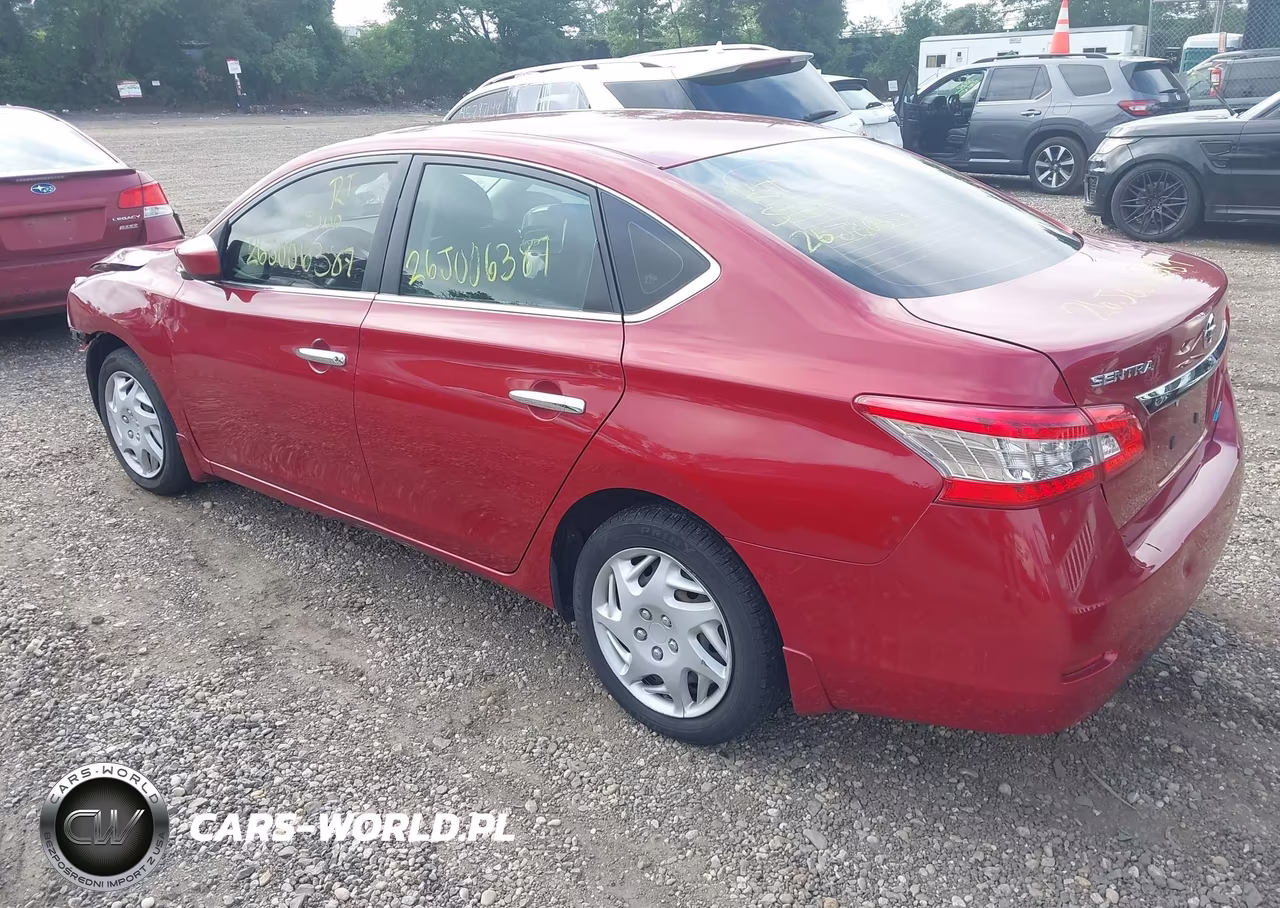 2014 Nissan Sentra Sv VIN:3N1AB7AP7EL619520 - 3