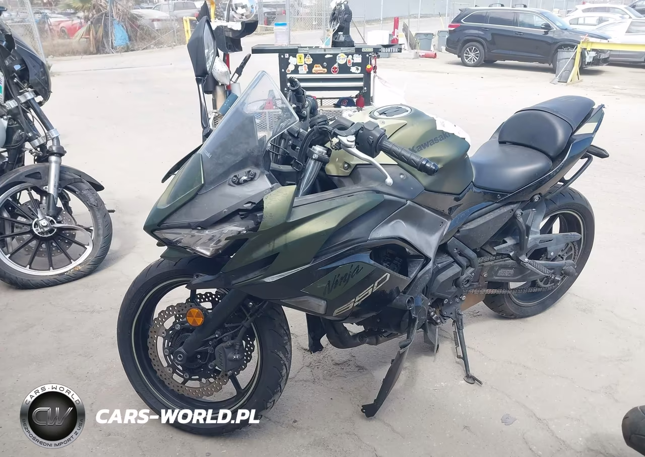 2024 Kawasaki Ex650 P VIN:ML5EXEP11RDAD0104 - 2