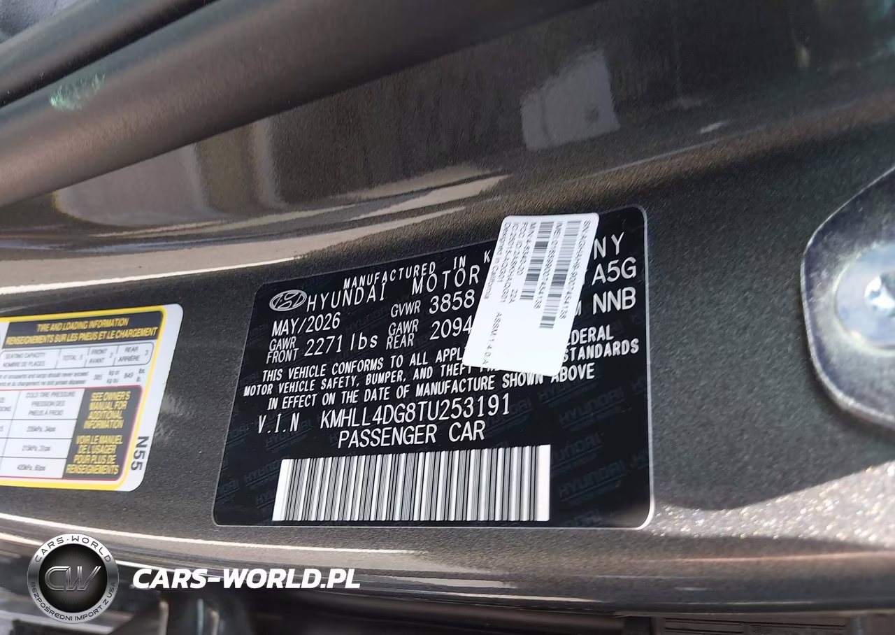 2026 Hyundai Elantra Se VIN:KMHLL4DG8TU253191 - 9