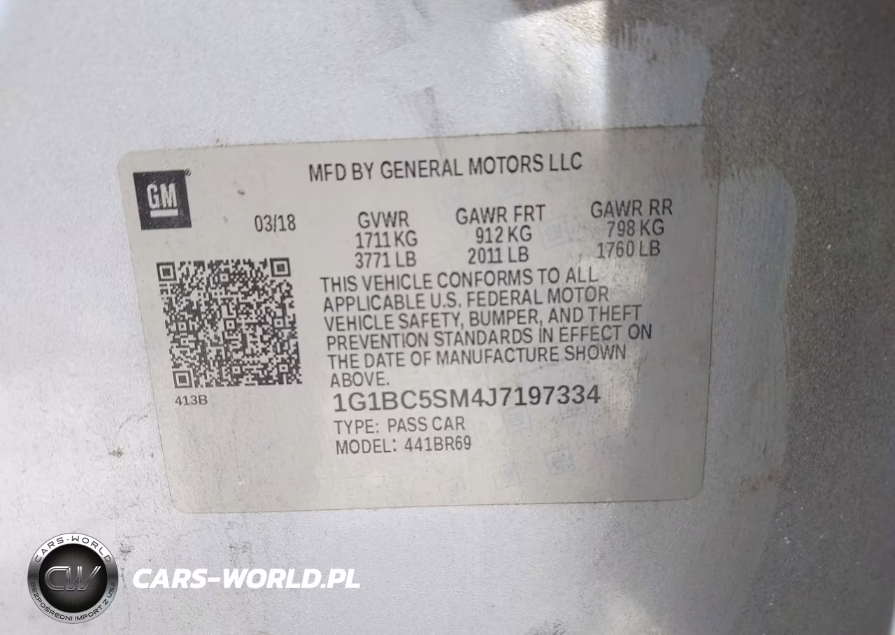 2018 Chevrolet Cruze Ls Auto VIN:1G1BC5SM4J7197334 - 9