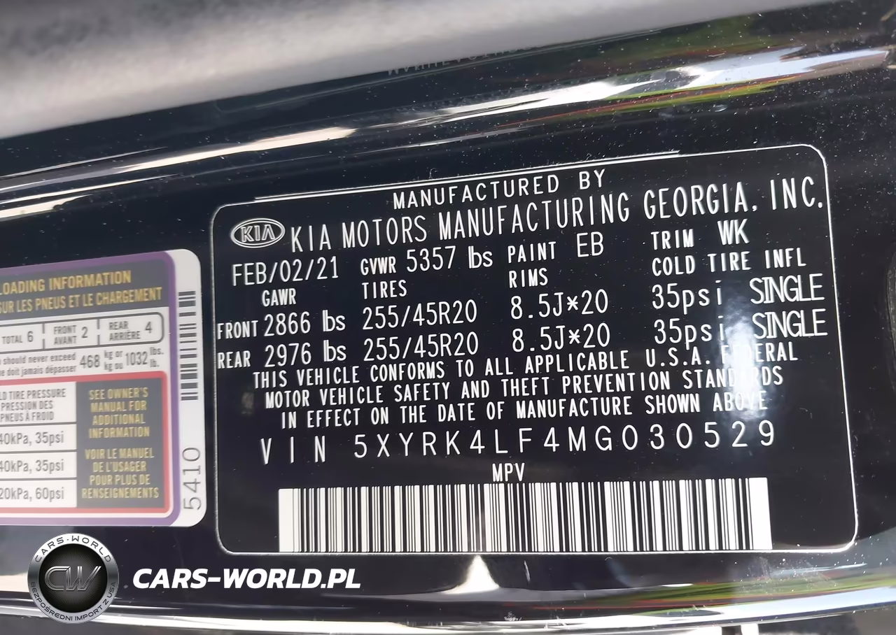 2021 Kia Sorento Sx VIN:5XYRK4LF4MG030529 - 9