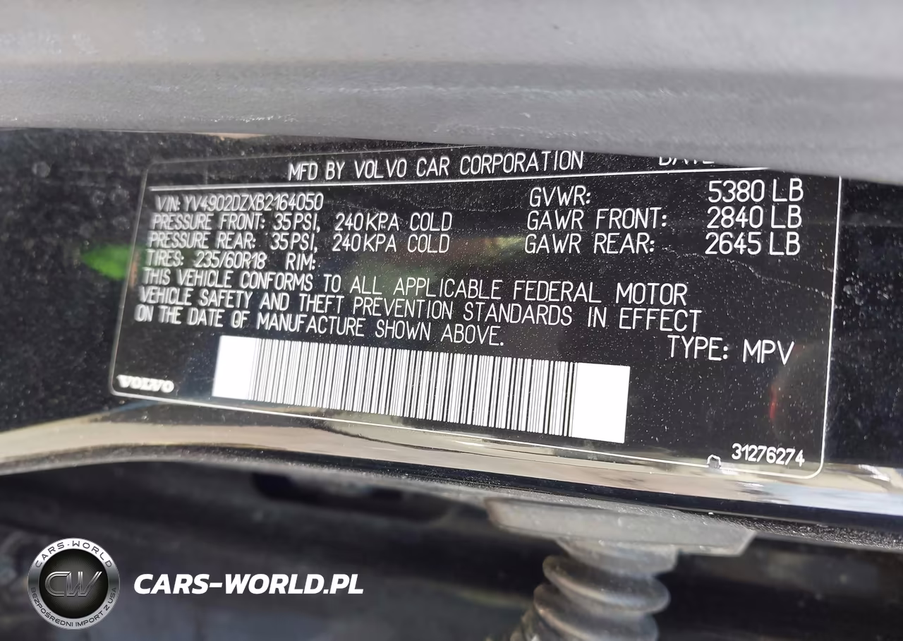 2011 Volvo Xc60 T6-T6 R-Design VIN:YV4902DZXB2164050 - 9