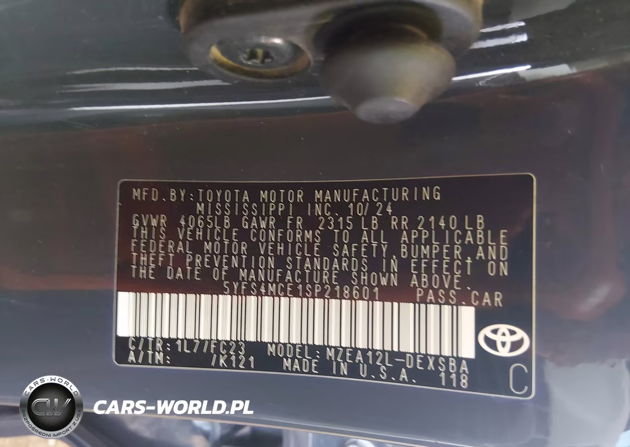 2025 Toyota Corolla Se VIN:5YFS4MCE1SP218601 - 9