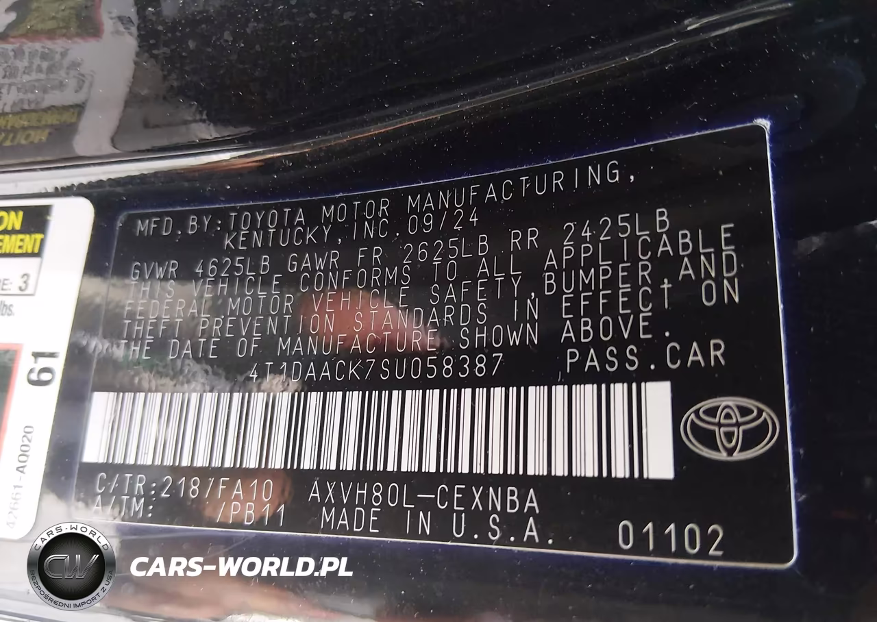 2025 Toyota Camry Le VIN:4T1DAACK7SU058387 - 9