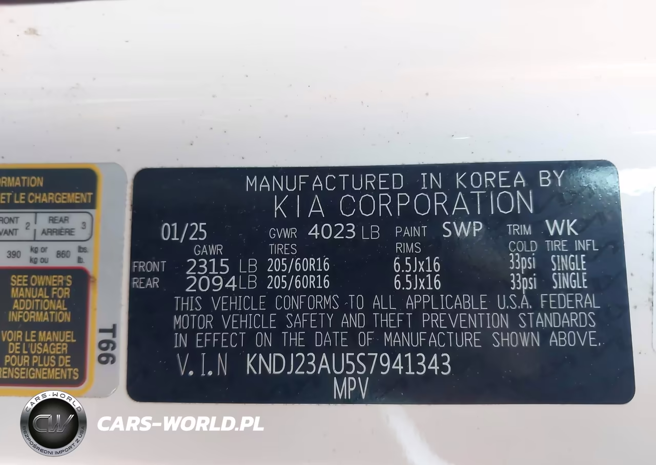 2025 Kia Soul Lx VIN:KNDJ23AU5S7941343 - 9