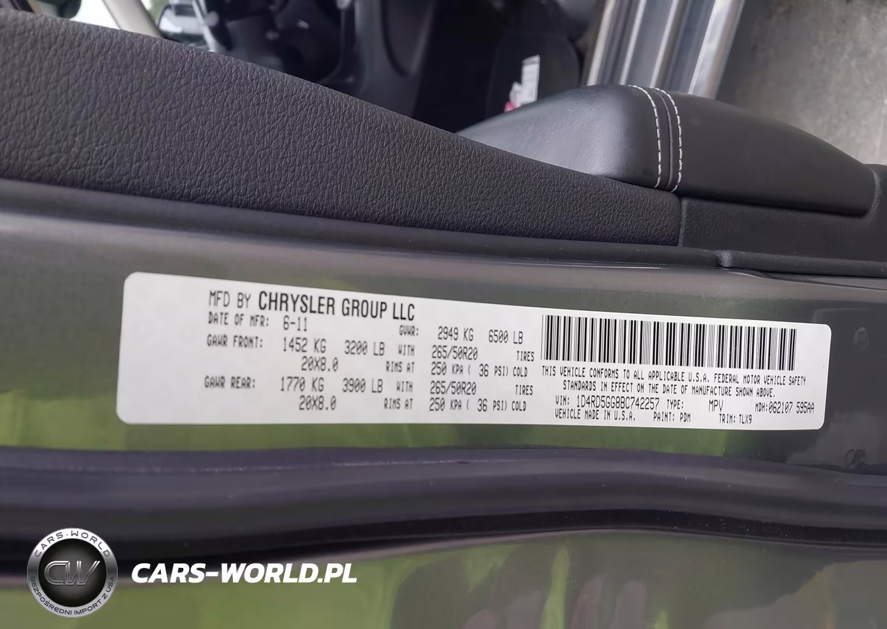 2011 Dodge Durango Citadel VIN:1D4RD5GG8BC742257 - 9