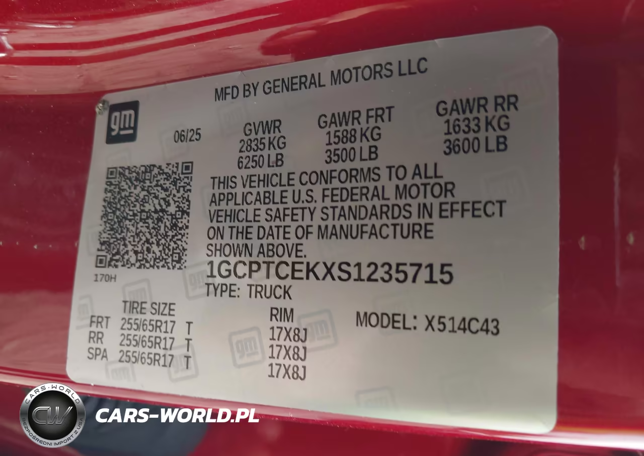 2025 Chevrolet Colorado 4Wd Lt VIN:1GCPTCEKXS1235715 - 9