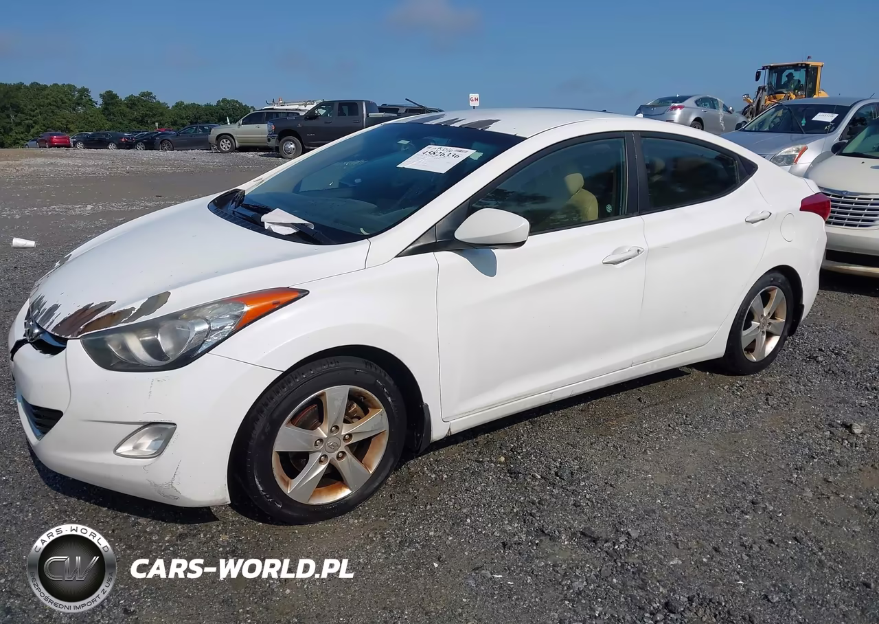2012 Hyundai Elantra Gls VIN:5NPDH4AE5CH145635 - 2