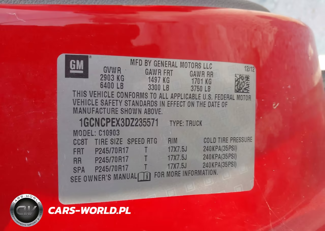 2013 Chevrolet Silverado 1500 Work Truck VIN:1GCNCPEX3DZ235571 - 9