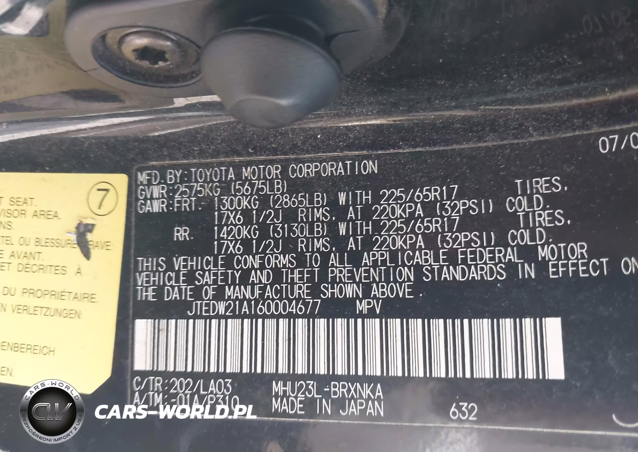 2006 Toyota Highlander Hybrid Limited V6 VIN:JTEDW21A160004677 - 9