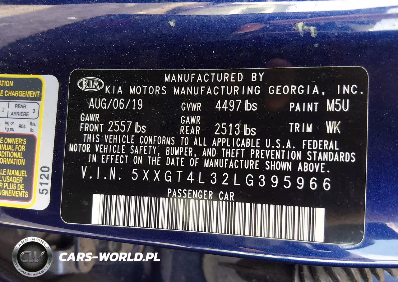 2020 Kia Optima Lx VIN:5XXGT4L32LG395966 - 9
