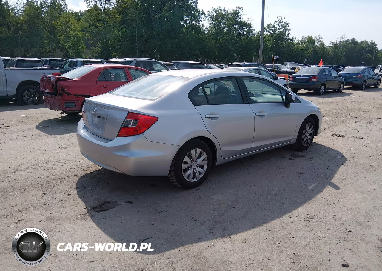 2012 Honda Civic Lx VIN:19XFB2F50CE056745 - 4
