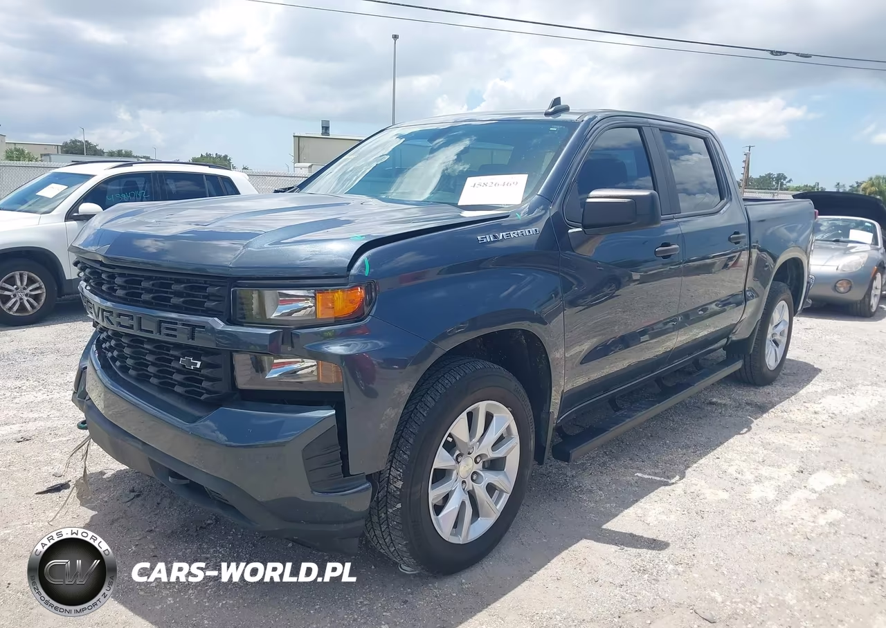 2020 Chevrolet Silverado 1500 2Wd Short Bed Custom VIN:3GCPWBEK7LG326221 - 2