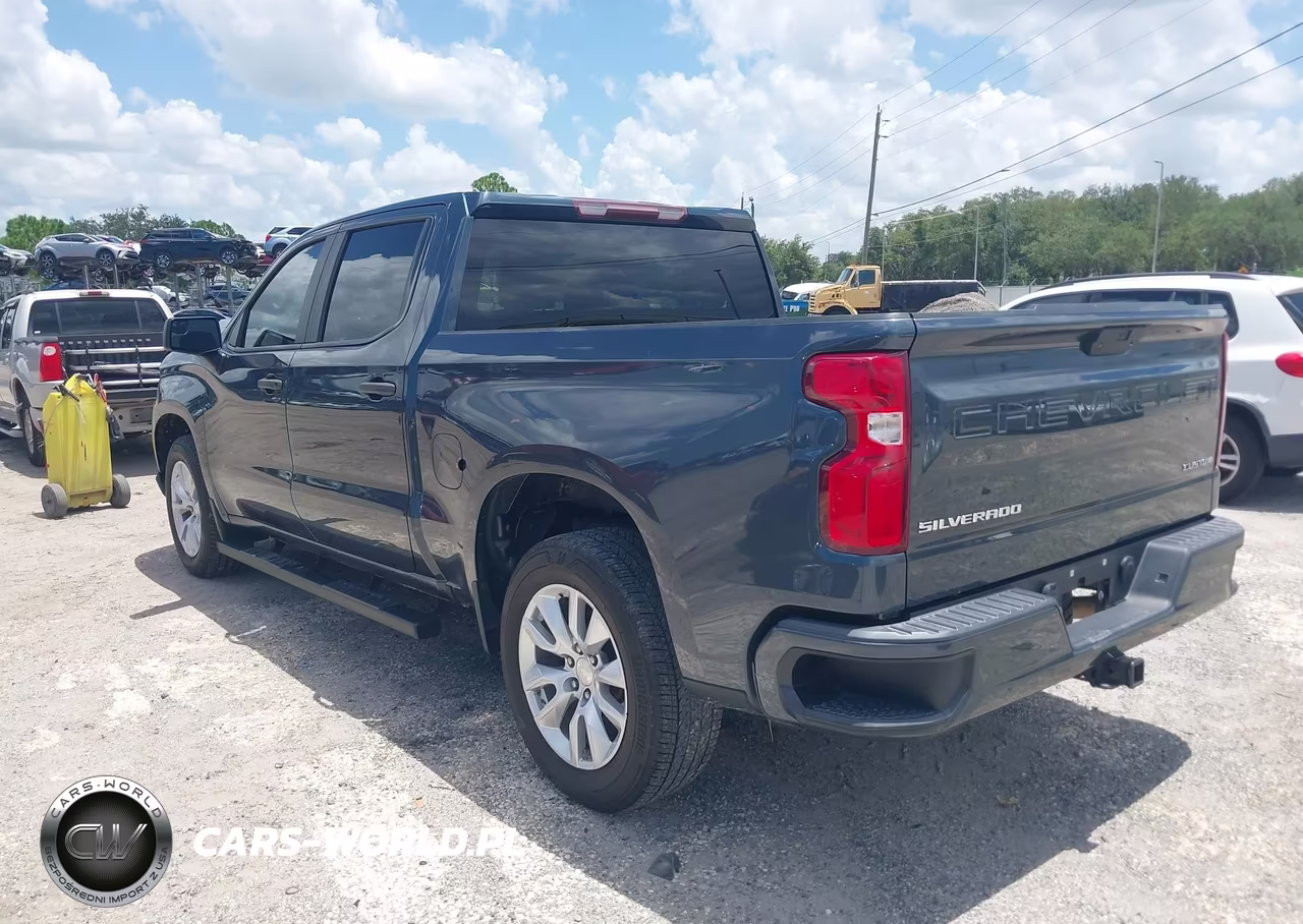 2020 Chevrolet Silverado 1500 2Wd Short Bed Custom VIN:3GCPWBEK7LG326221 - 3