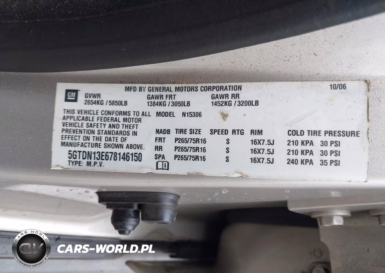 2007 Hummer H3 Suv VIN:5GTDN13E678146150 - 9
