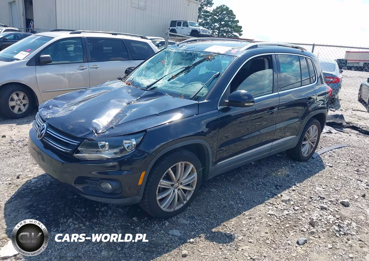 2012 Volkswagen Tiguan Se VIN:WVGAV7AX8CW524245 - 2