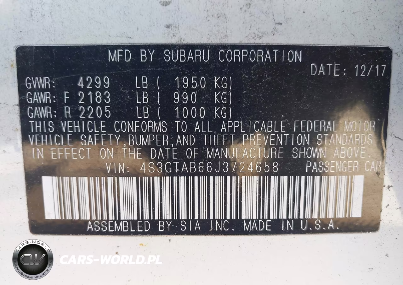2018 Subaru Impreza 2.0I Premium VIN:4S3GTAB66J3724658 - 9