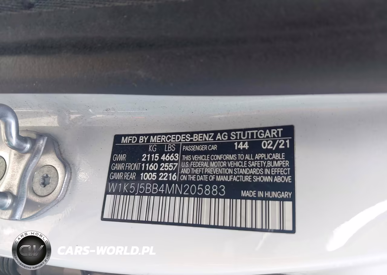 2021 Mercedes-Benz Amg Cla 35 4Matic VIN:W1K5J5BB4MN205883 - 9
