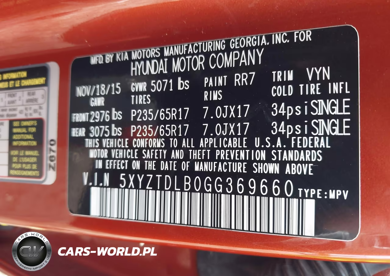 2016 Hyundai Santa Fe Sport VIN:5XYZTDLB0GG369660 - 9