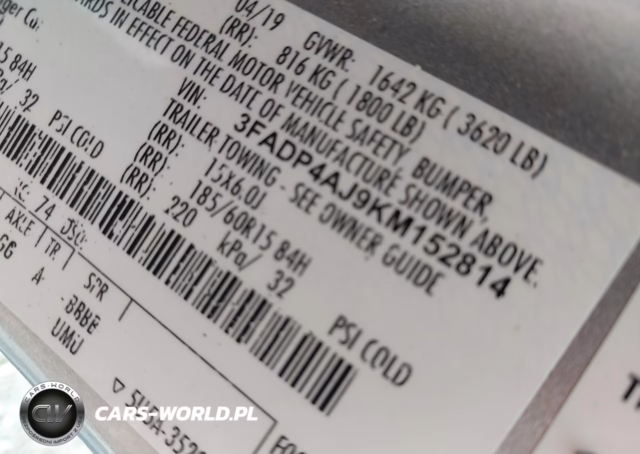 2019 Ford Fiesta S VIN:3FADP4AJ9KM152814 - 9