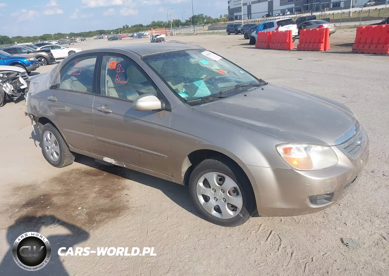 2008 Kia Spectra Ex VIN:KNAFE121X85494354 - 1