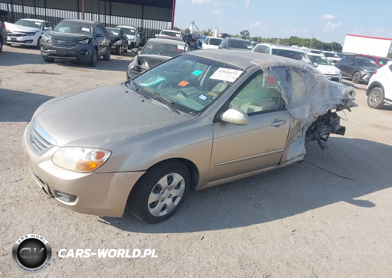 2008 Kia Spectra Ex VIN:KNAFE121X85494354 - 2