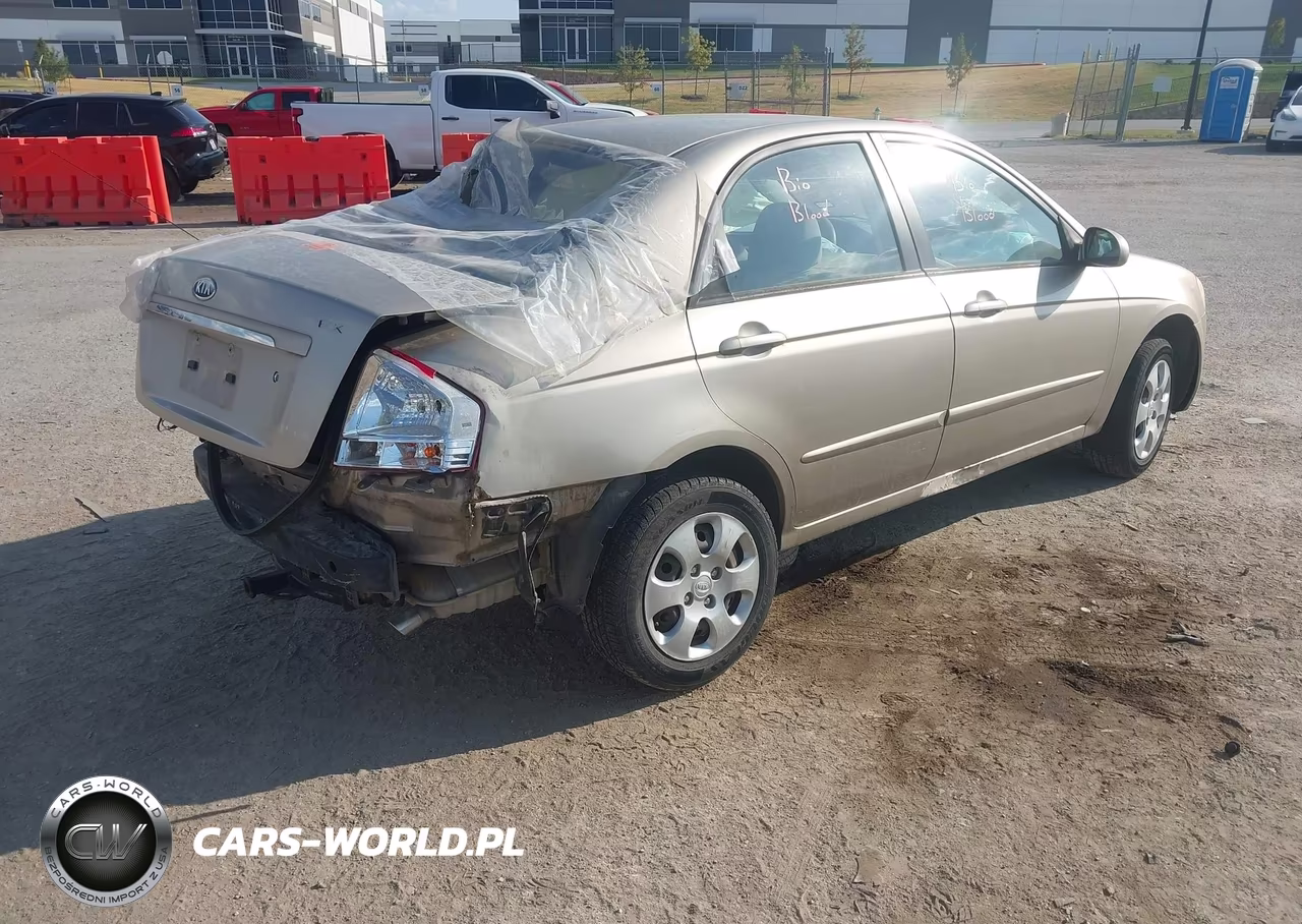 2008 Kia Spectra Ex VIN:KNAFE121X85494354 - 4