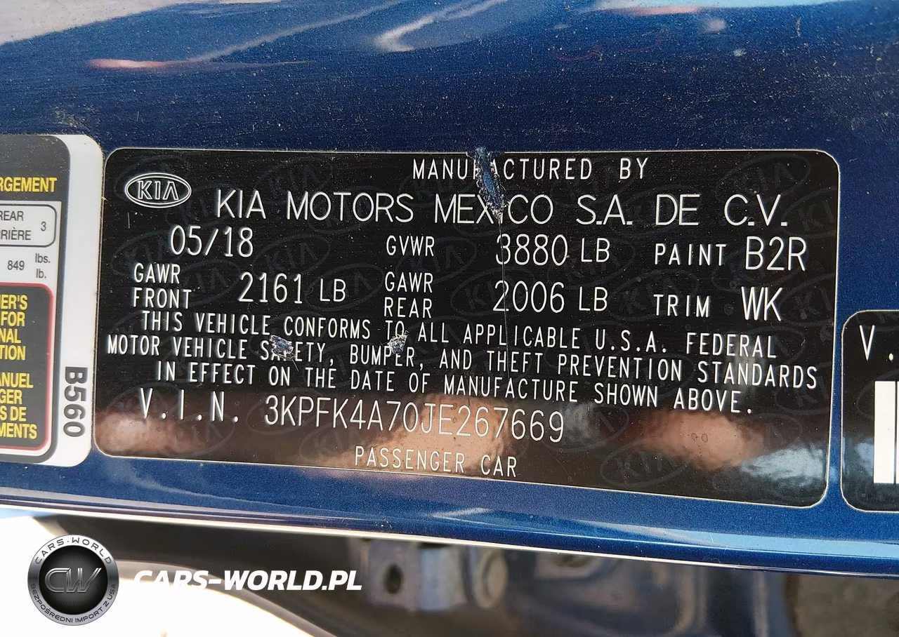 2018 Kia Forte Lx VIN:3KPFK4A70JE267669 - 9